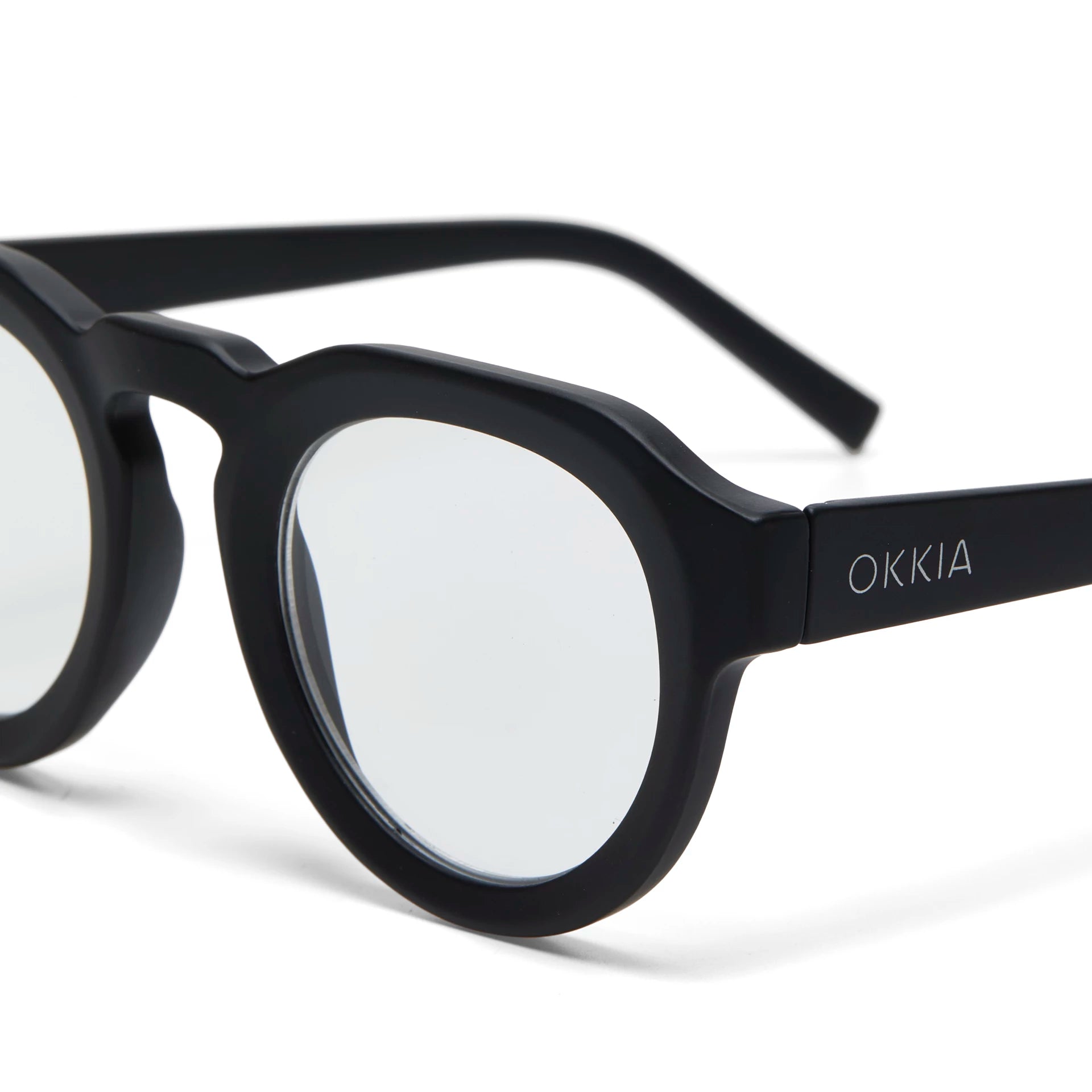 Fabulous Gifts Okkia Reading Glasses & Screen Protector Zeno Round Black 1.50 by Weirs of Baggot Street