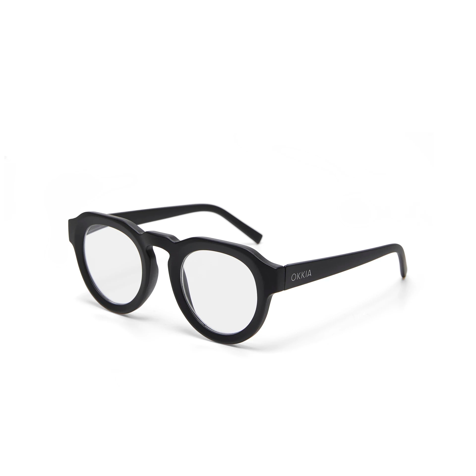 Fabulous Gifts Okkia Reading Glasses & Screen Protector Zeno Round Black 3.00 by Weirs of Baggot Street