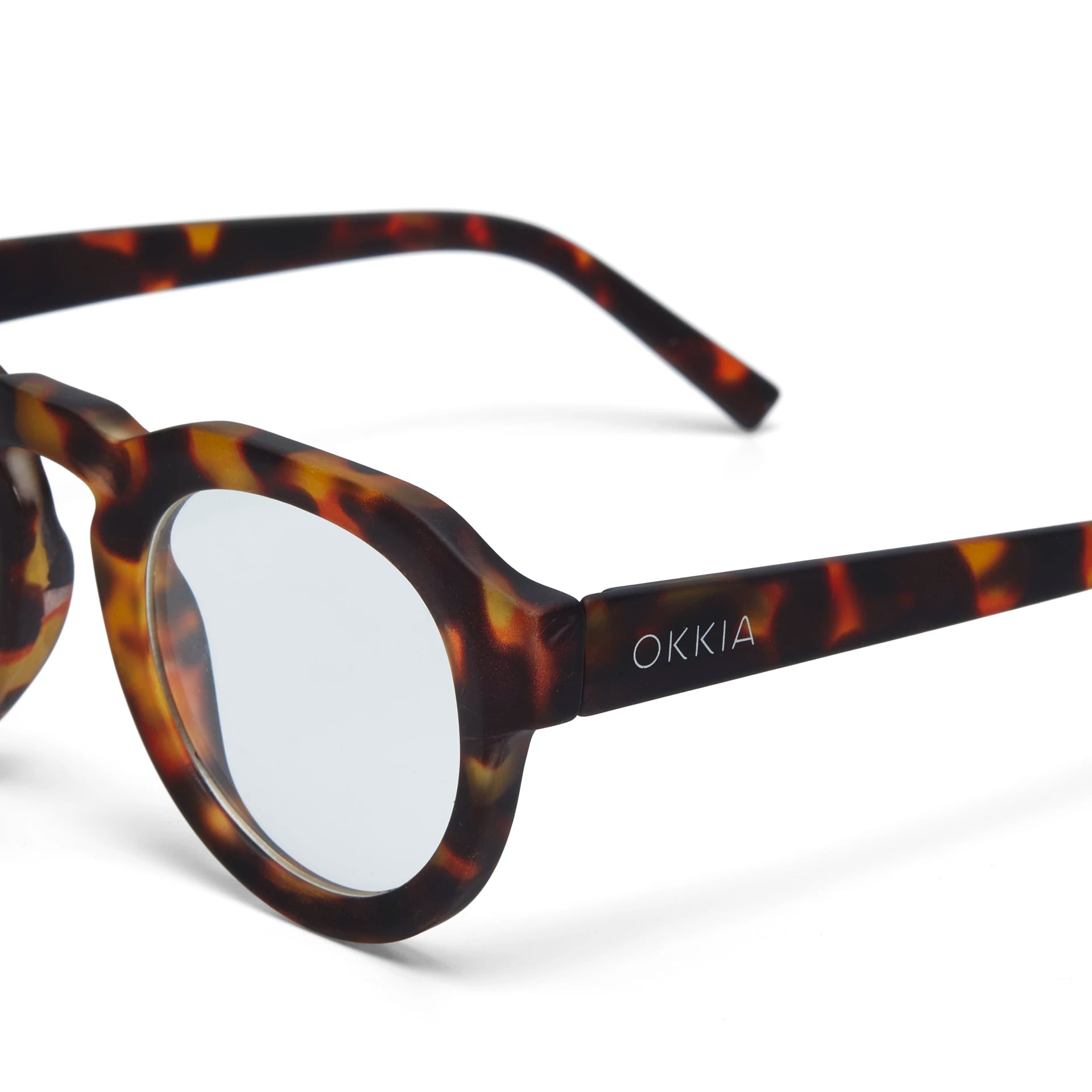 Fabulous Gifts Okkia Reading Glasses & Screen Protector Zeno Round Classic Havana 1.50 by Weirs of Baggot Street