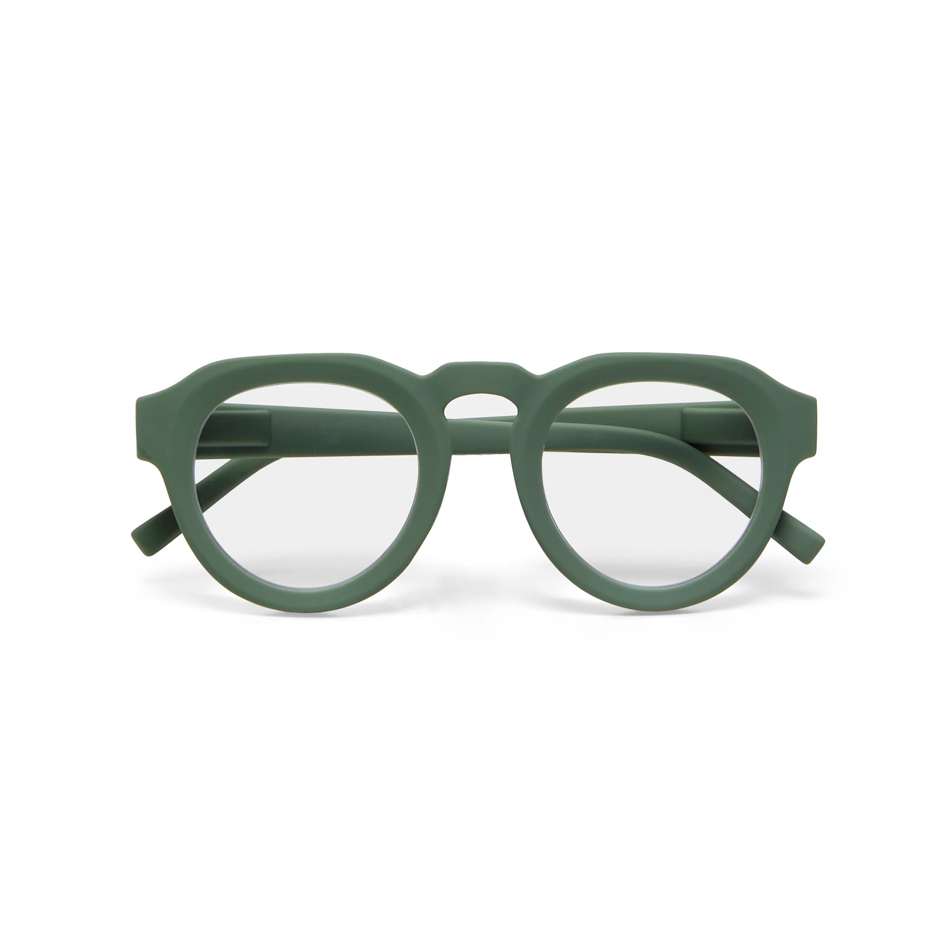 Fabulous Gifts Okkia Reading Glasses & Screen Protector Zeno Round Green 2.50 by Weirs of Baggot Street