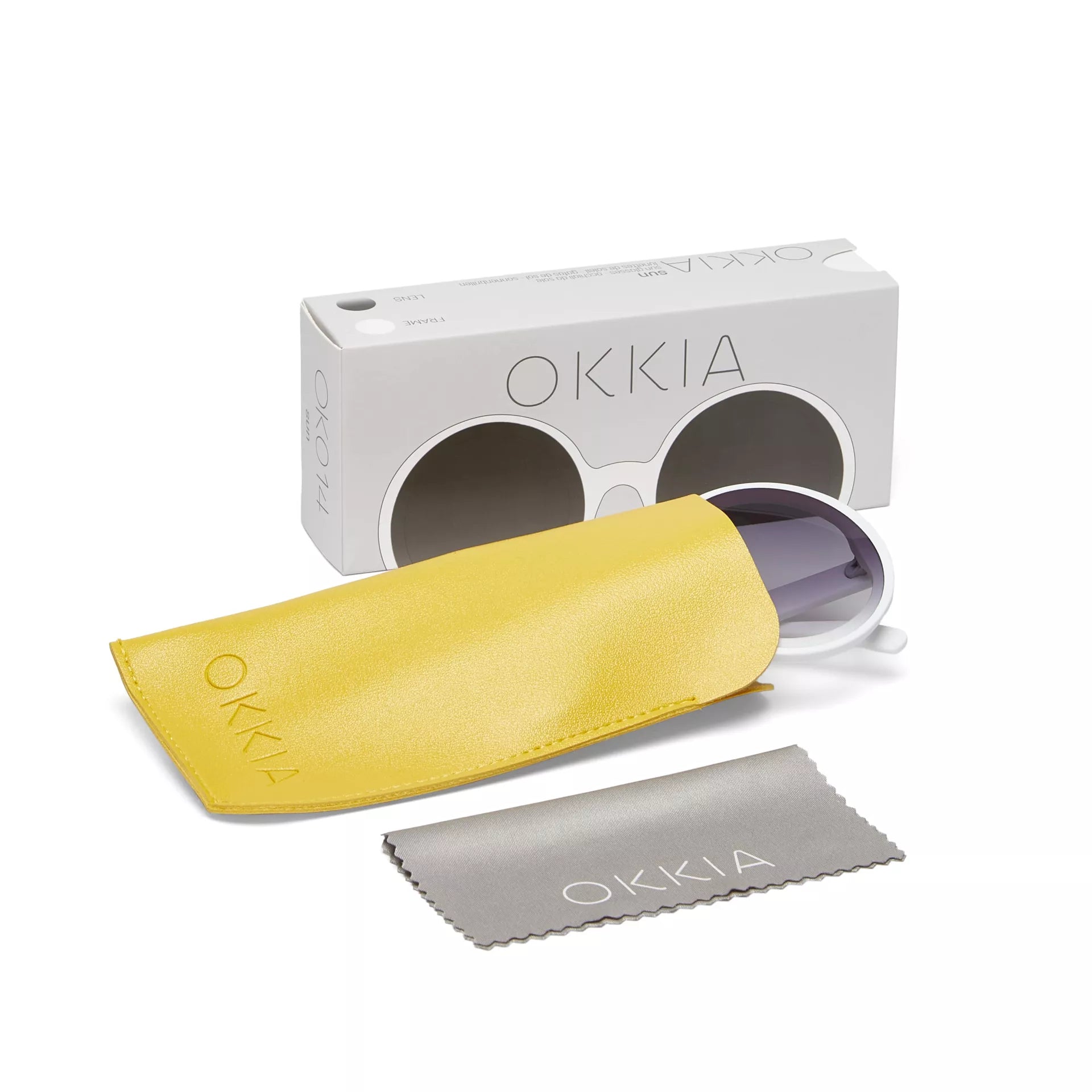 Fabulous Gifts Okkia Sunglasses Tondo Optical White by Weirs of Baggot Street
