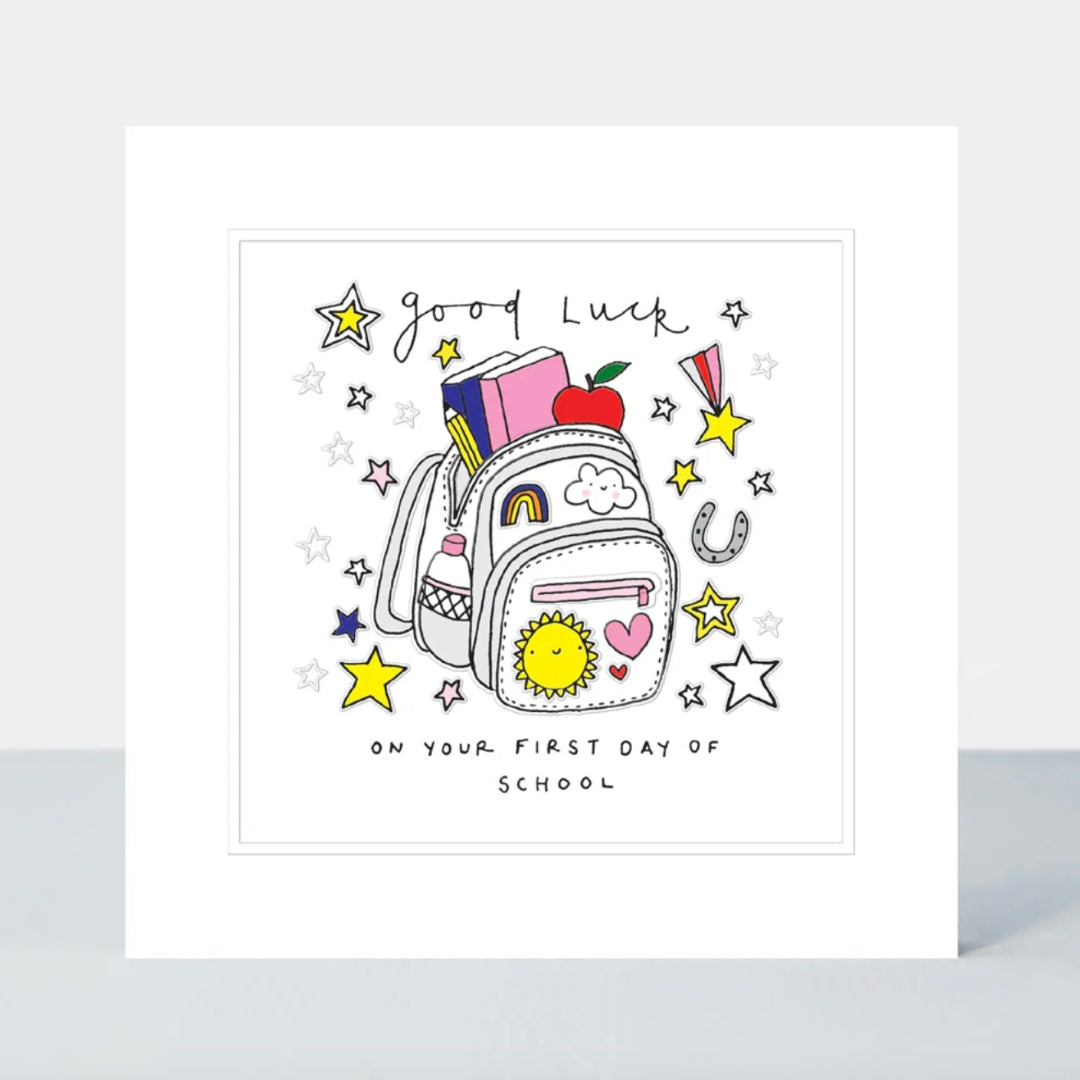 Fabulous Gifts Rachel Ellen Rock 1st Day of School Pink Card by Weirs of Baggot Street