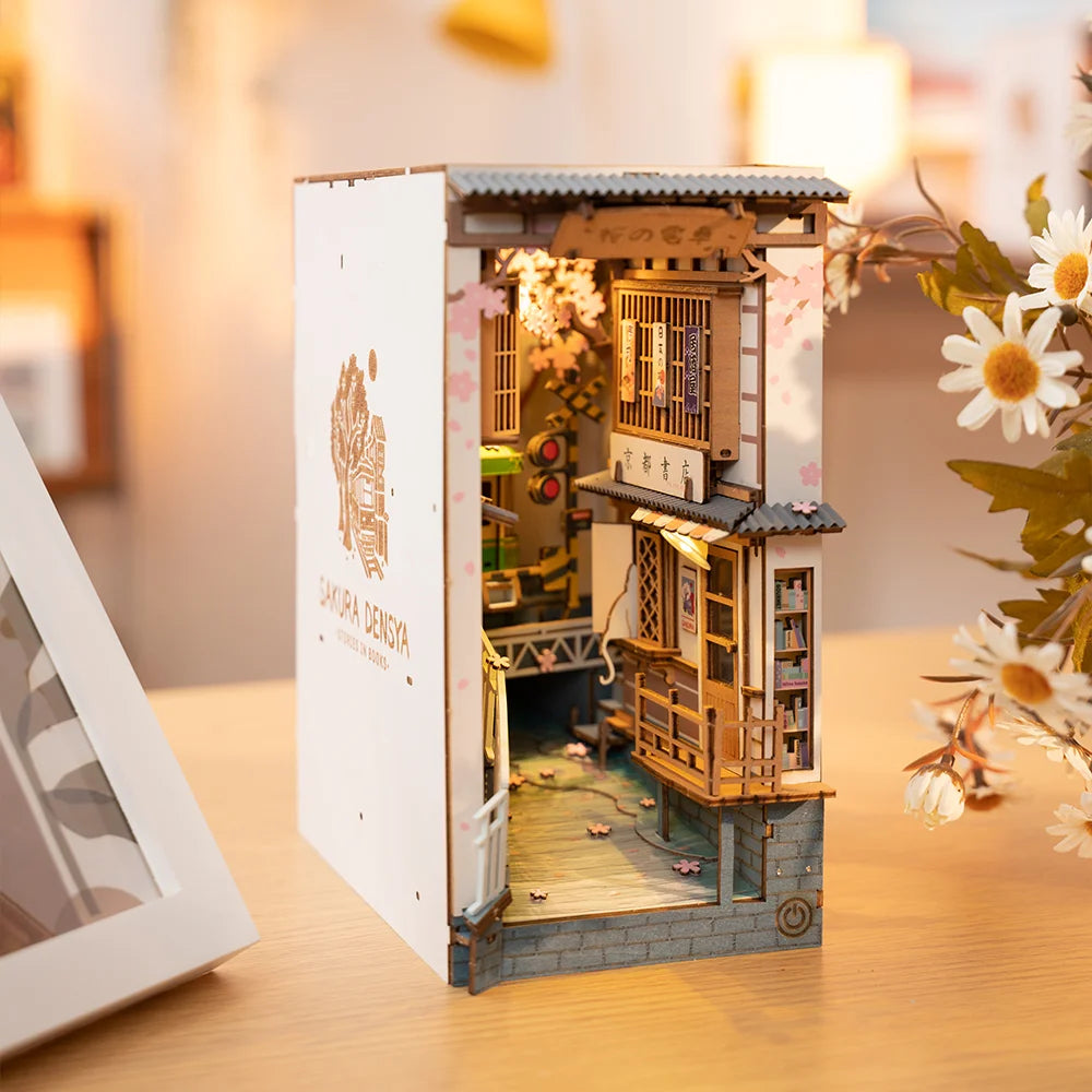 Fabulous Gifts Robotime Sakura Densya Book Nook by Weirs of Baggot Street