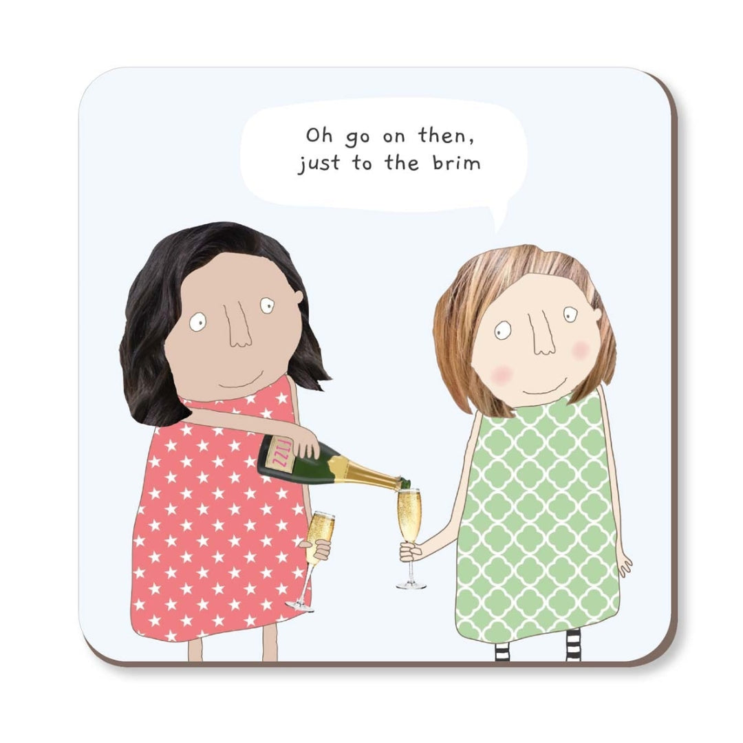 Fabulous Gifts Rosie Brim Coaster by Weirs of Baggot Street