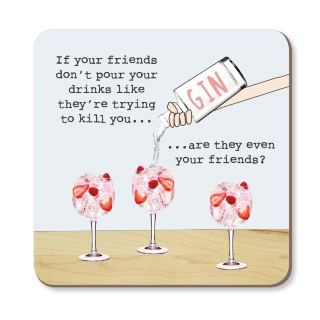 Fabulous Gifts Rosie Friends Pour Coaster by Weirs of Baggot Street