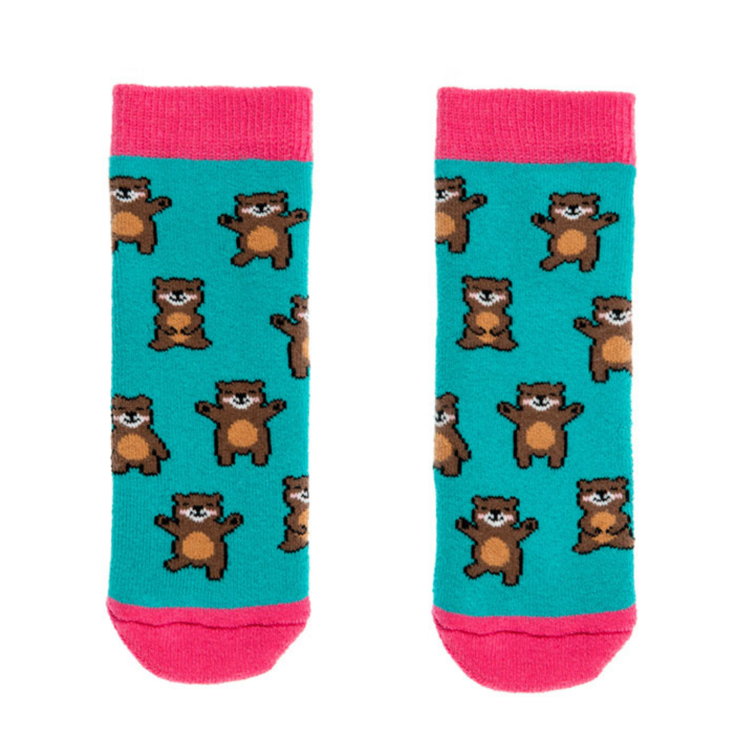 Fabulous Gifts Squelch Tots Socks Bear Age 1-2 by Weirs of Baggot Street