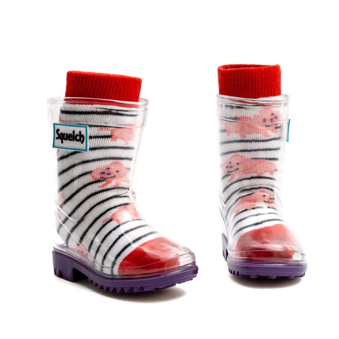 Fabulous Gifts Squelch Tots Socks Pigs Age 1-2 by Weirs of Baggot Street