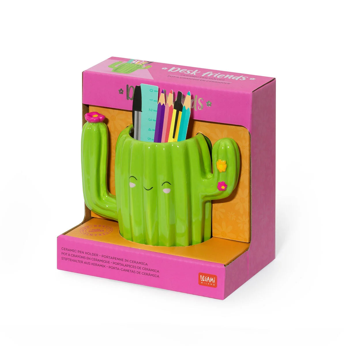 Fabulous Gifts Stationery Legami Desk Friends - Cactus by Weirs of Baggot Street