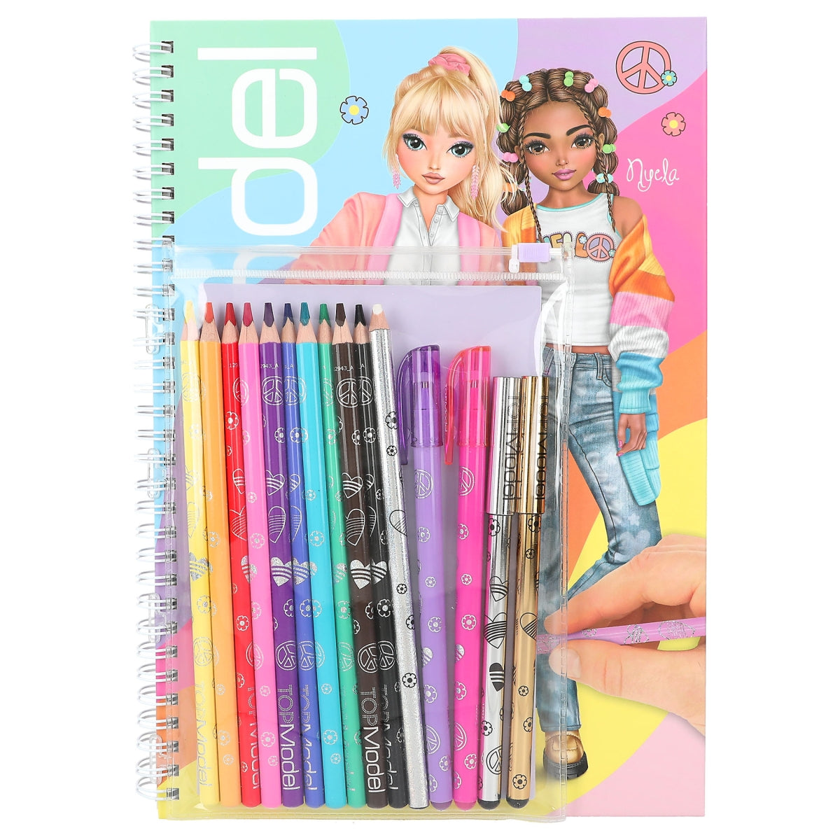 Fabulous Gifts TOPModel Colouring Book with Pen Set by Weirs of Baggot Street