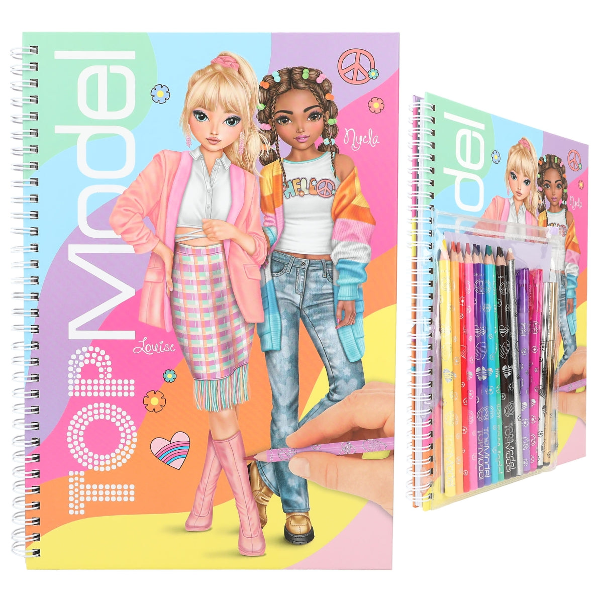 Fabulous Gifts TOPModel Colouring Book with Pen Set by Weirs of Baggot Street