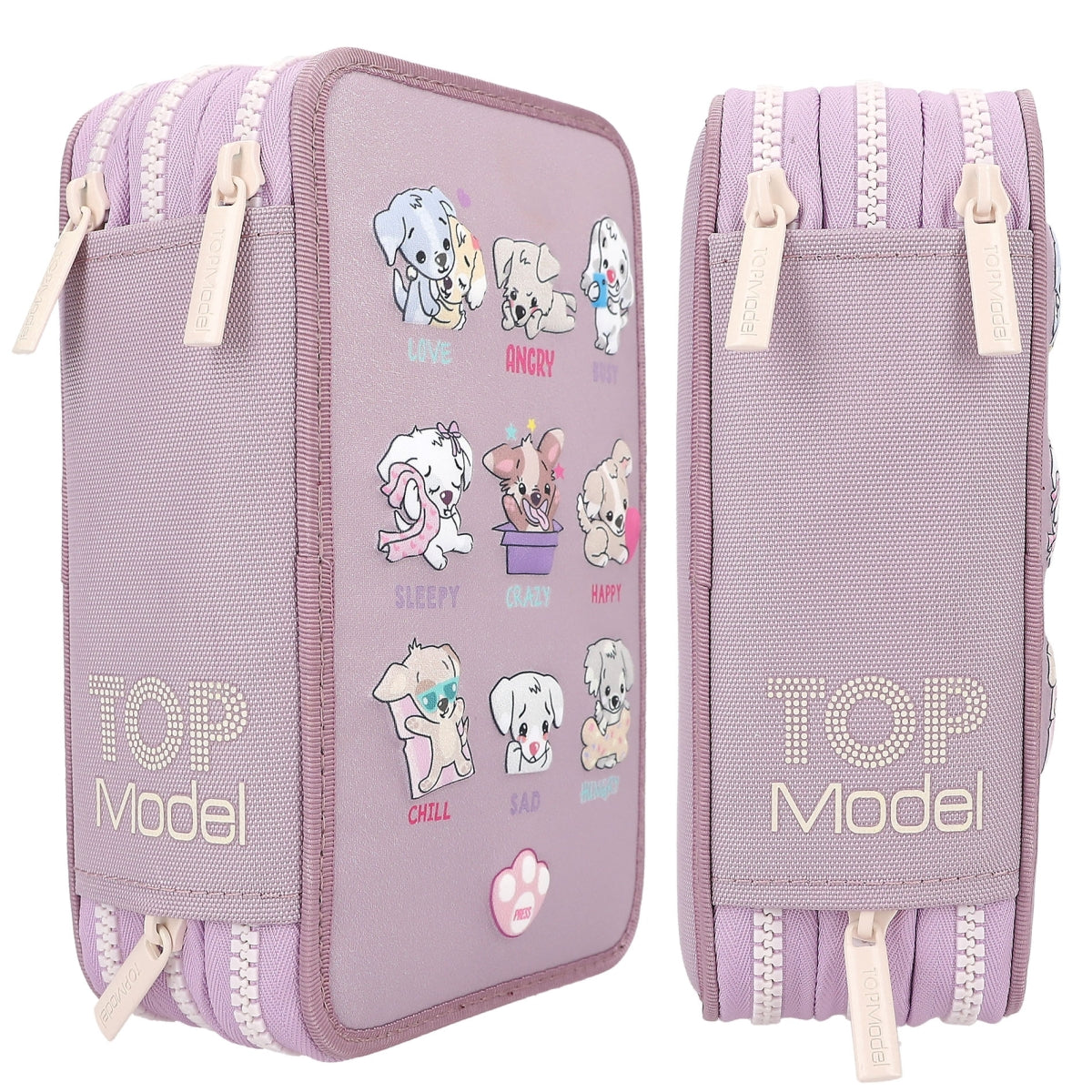 Fabulous Gifts TOPModel Triple Pencil Case LED Dogs Mood Barometer by Weirs of Baggot Street