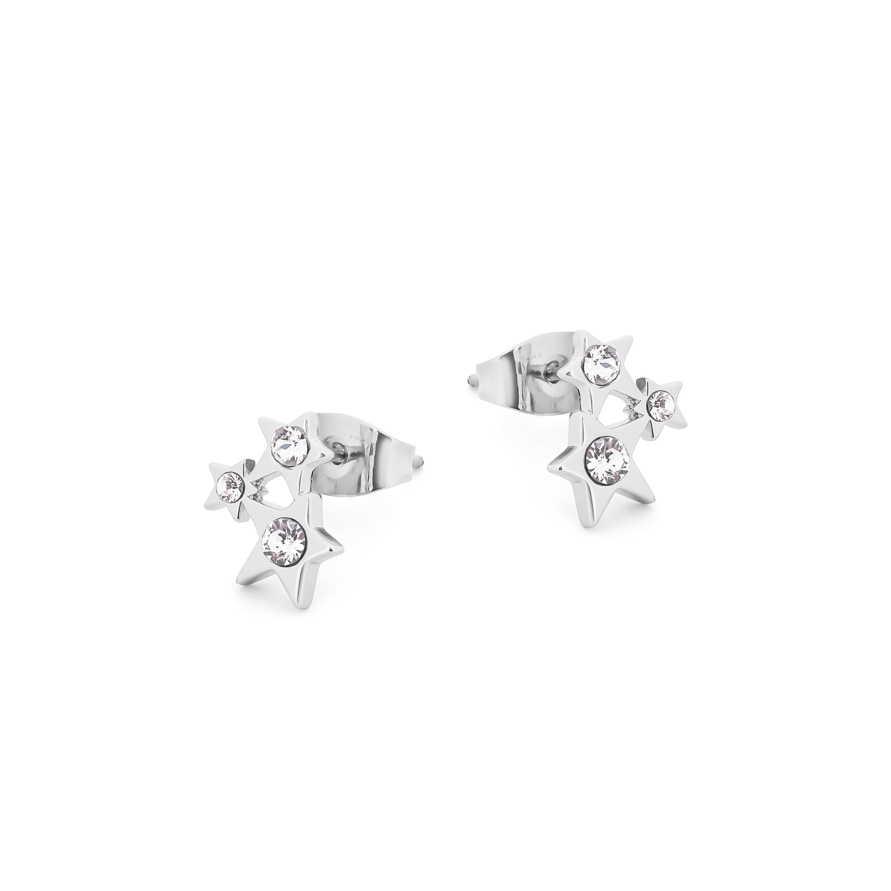 Fabulous Gifts Tipperary Crystal Star Constellation Earrings Silver by Weirs of Baggot Street