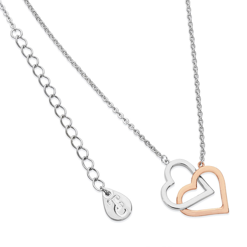 Fabulous Gifts Tipperary Crystal Two Tone Heart Silver & Gold by Weirs of Baggot Street