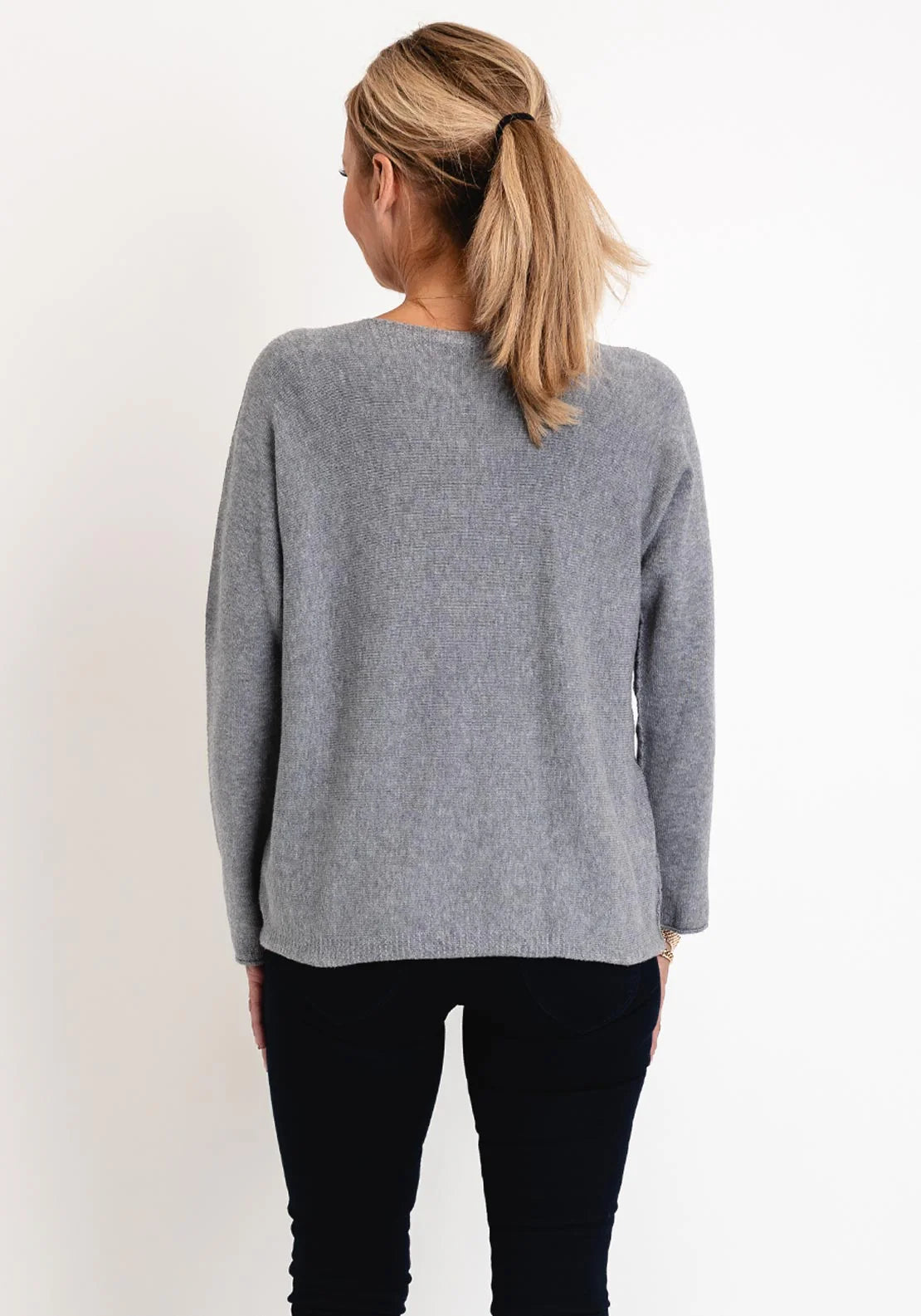 Fabulous Gifts V-Neck Knit Grey by Weirs of Baggot Street