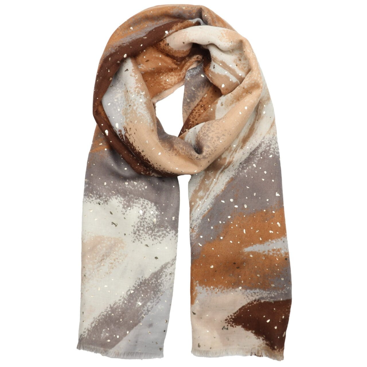 Fabulous Gifts Womens Accessories Scarf Cosmos Metallic Taupe by Weirs of Baggot Street