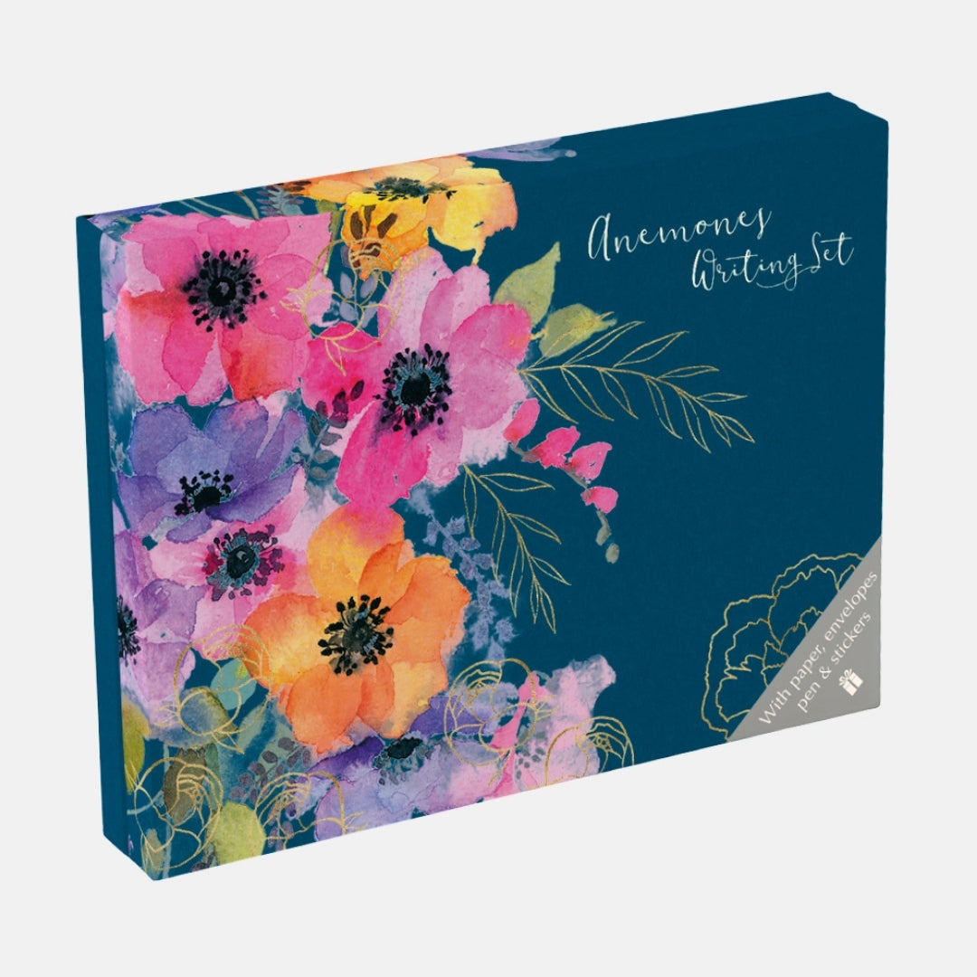 Fabulous Gifts Writing Set - Anemones by Weirs of Baggot Street