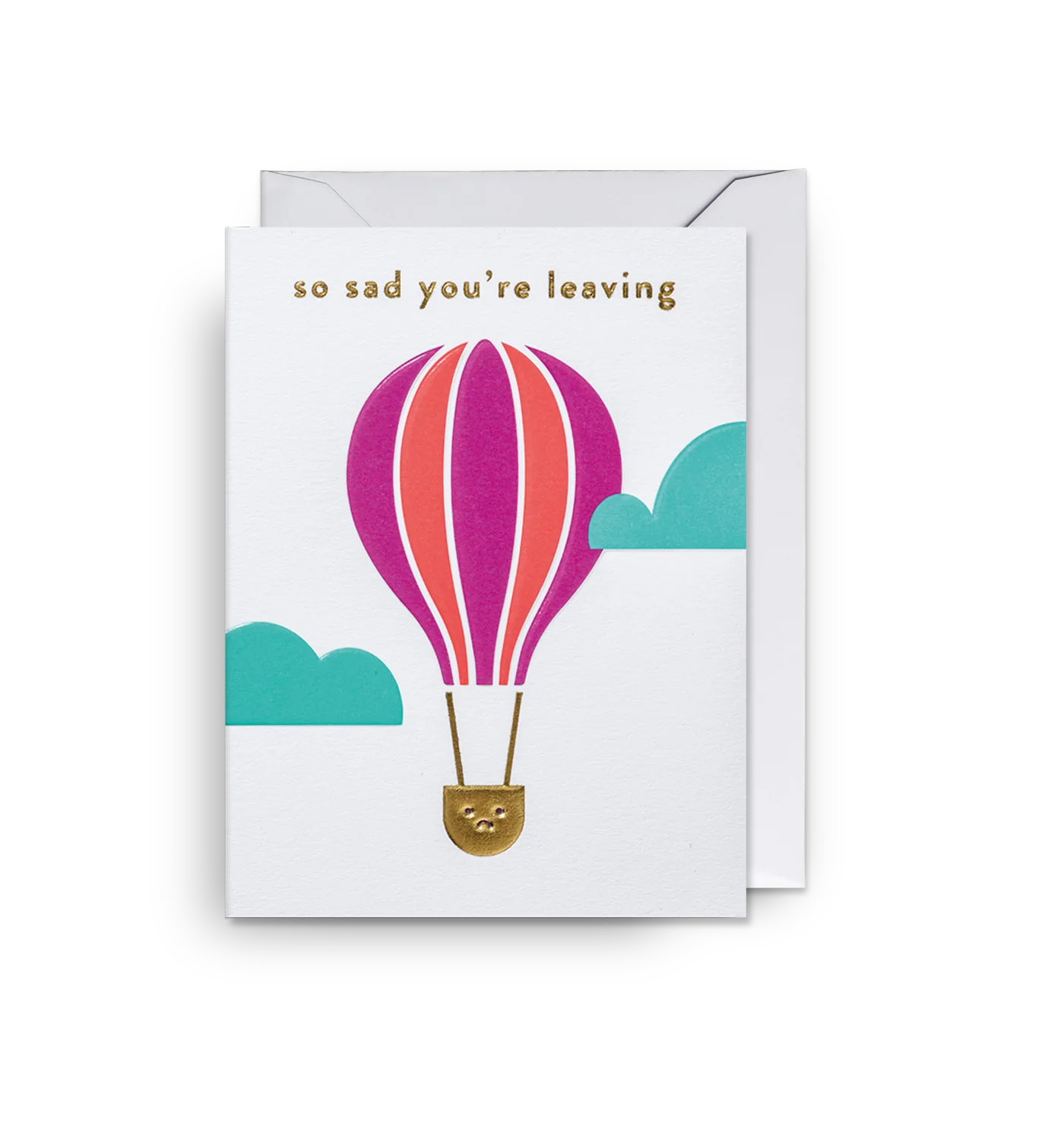 Fabulous Greeting Cards Mini Card So Sad Youre Leaving by Weirs of Baggot Street