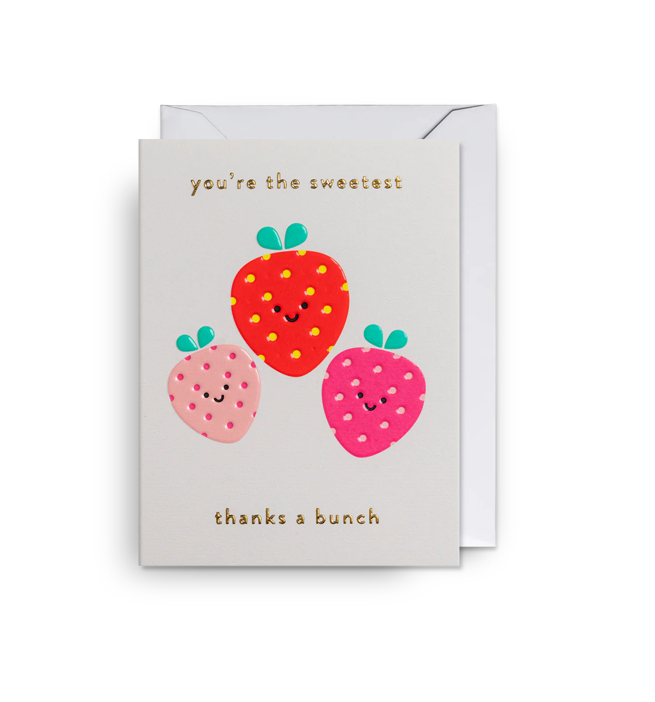 Fabulous Greeting Cards Mini Card You're the sweetest, thanks a bunch by Weirs of Baggot Street