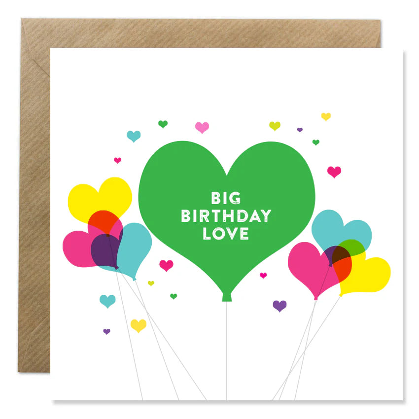 Fabulous Irish Made Greeting Cards Bold Bunny Big Birthday Love by Weirs of Baggot Street