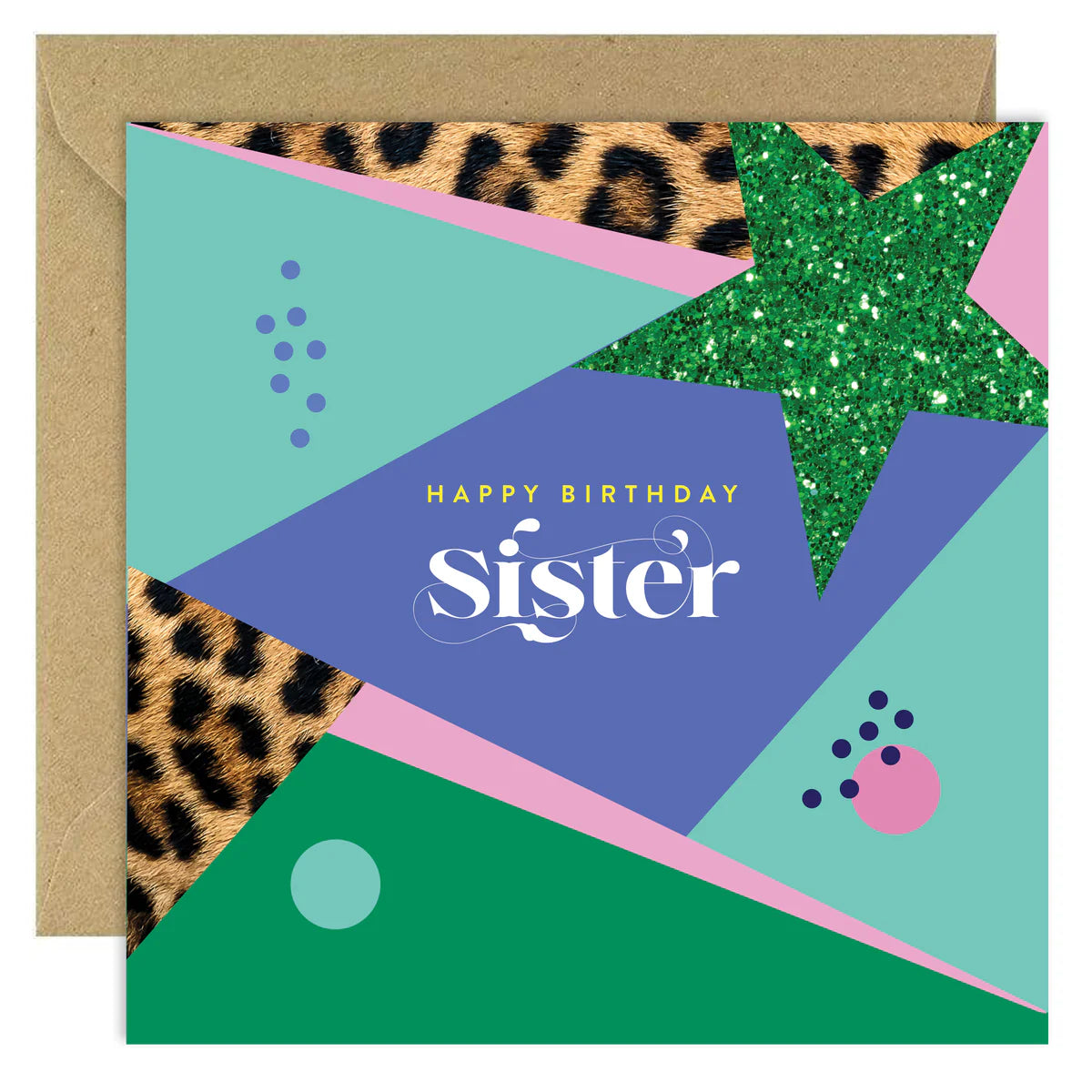 Fabulous Irish Made Greeting Cards Bold Bunny Happy Birthday Sister Geo by Weirs of Baggot Street