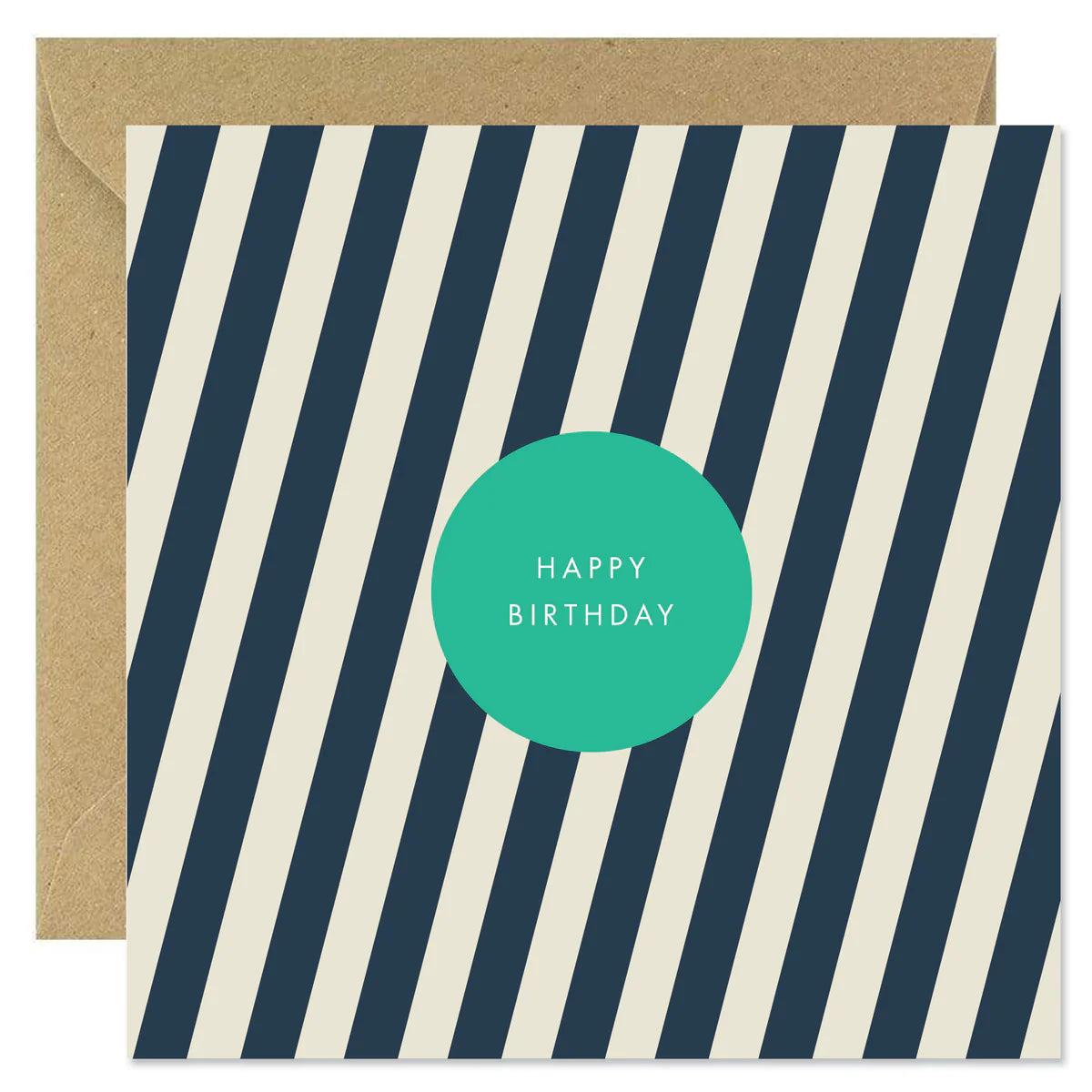 Fabulous Irish Made Greeting Cards Bold Bunny Happy Birthday Stripes by Weirs of Baggot Street