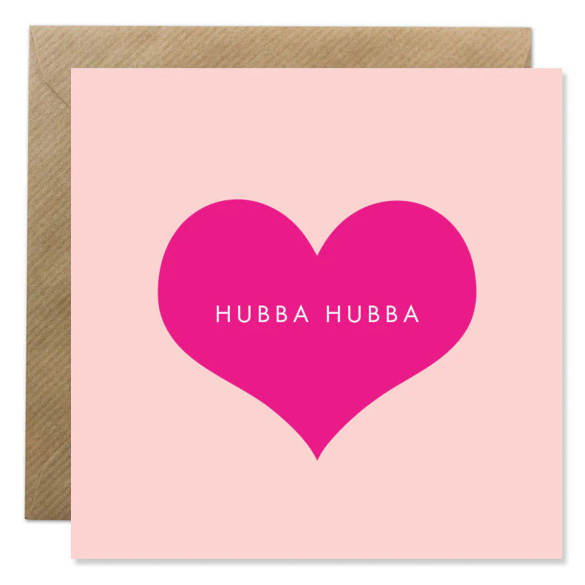 Fabulous Irish Made Greeting Cards Bold Bunny Hubba Hubba Card by Weirs of Baggot Street