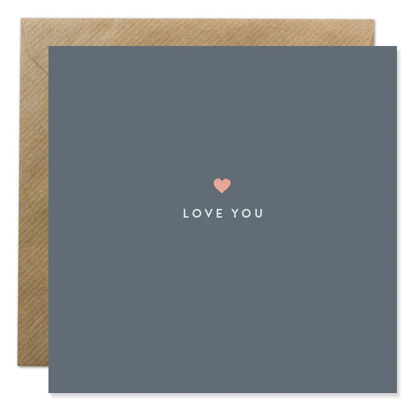 Fabulous Irish Made Greeting Cards Bold Bunny Love You by Weirs of Baggot Street