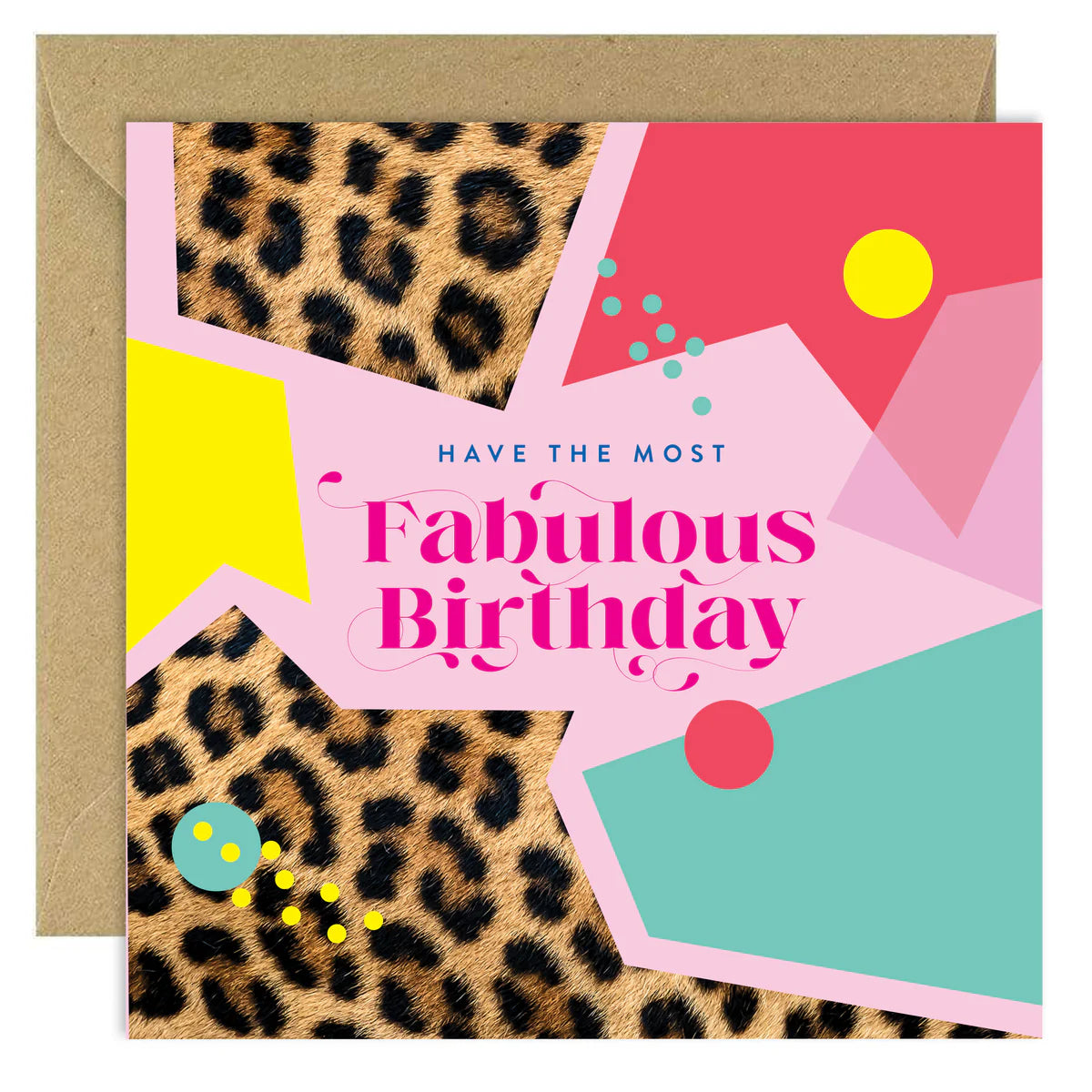 Fabulous Irish Made Greeting Cards Bold Bunny Most Fabulous Birthday Geo by Weirs of Baggot Street