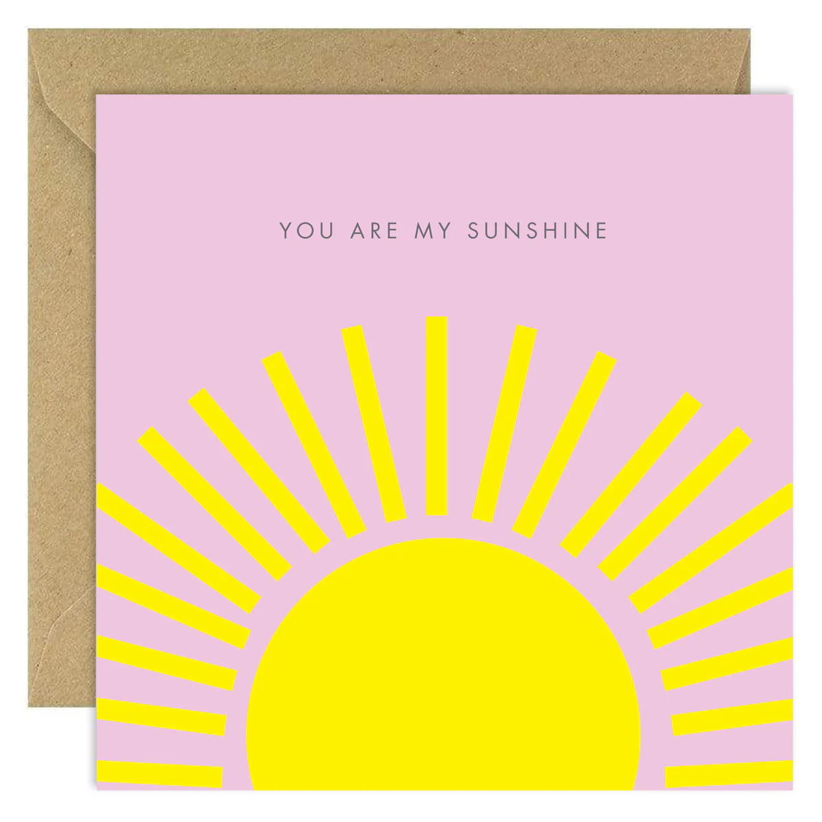 Fabulous Irish Made Greeting Cards Bold Bunny You Are My Sunshine by Weirs of Baggot Street