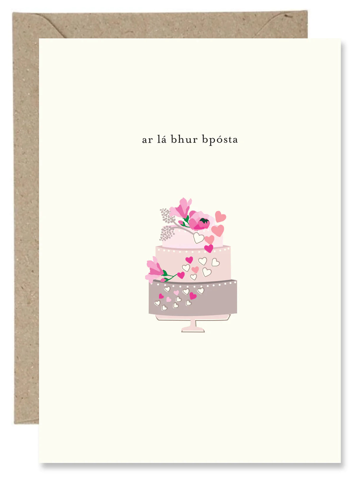 Fabulous Irish Made Greeting Cards The Paper Gull Ar La Bhur Bposta (Wedding) by Weirs of Baggot Street