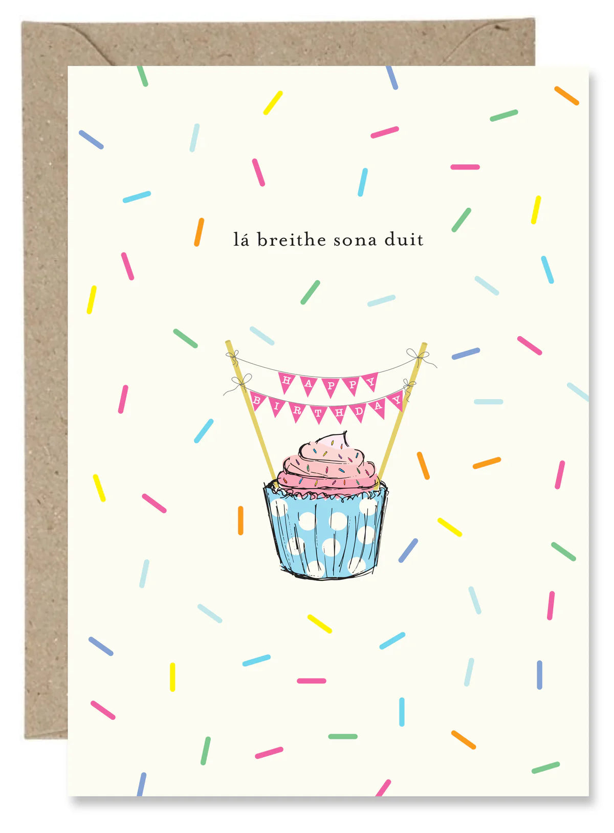 Fabulous Irish Made Greeting Cards The Paper Gull La Breithe Sona Duit by Weirs of Baggot Street