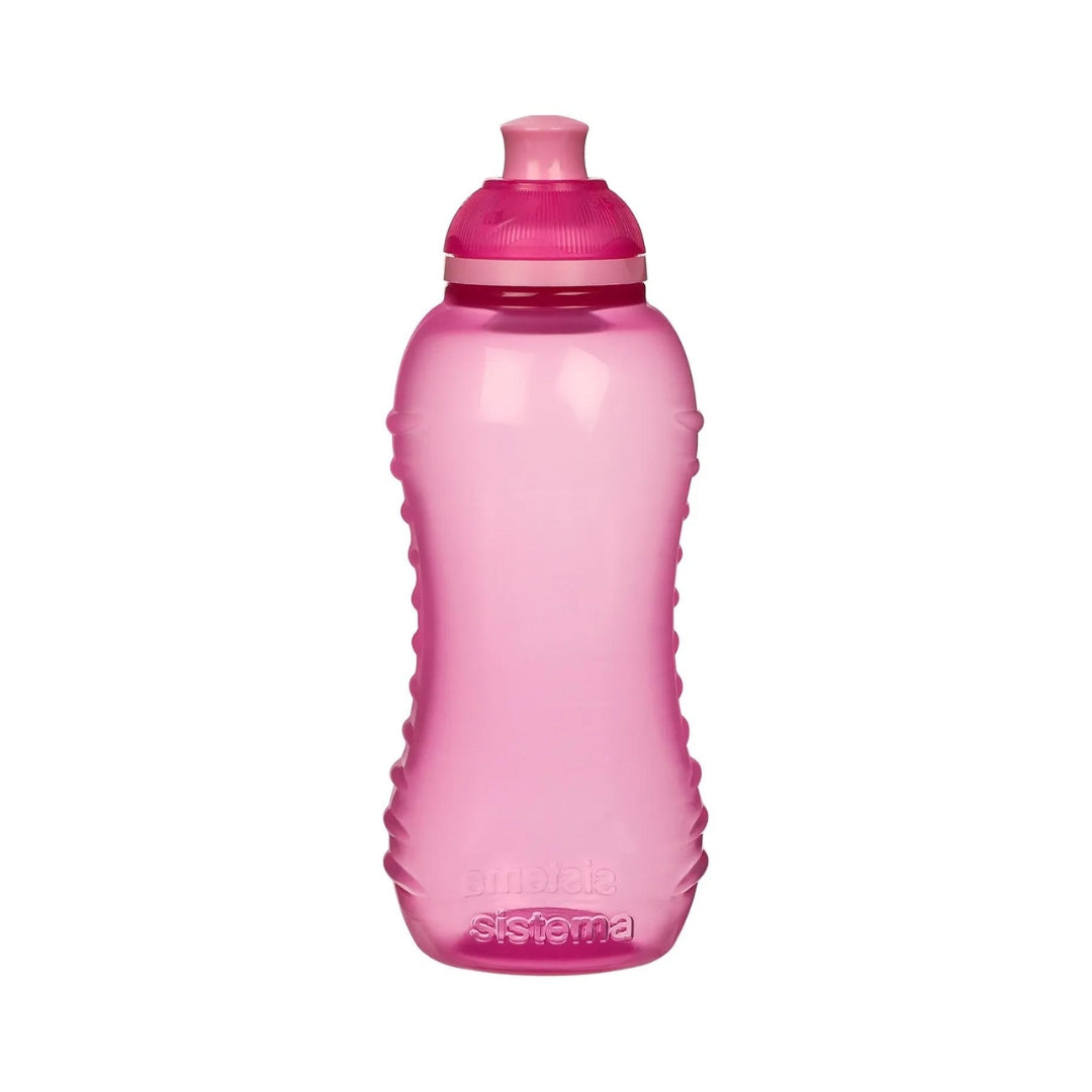 Food Storage Sistema Bottle Squeeze Pink 330ml by Weirs of Baggot Street