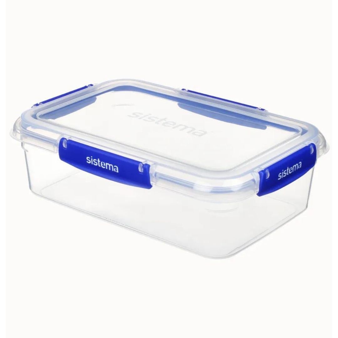 Food Storage | Sistema Clear Rectangular Container 2.2L by Weirs of Baggot Street