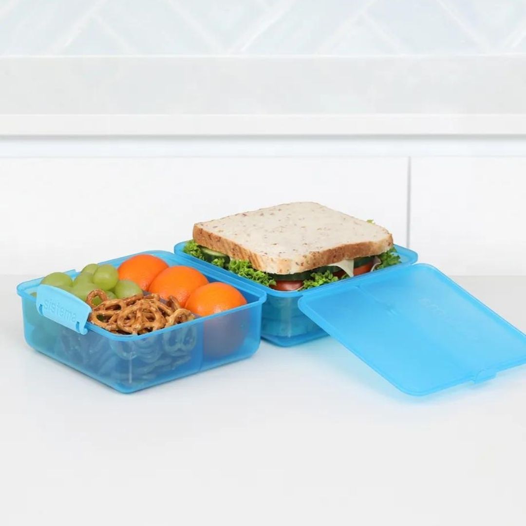 Food Storage | Sistema Coloured Lunch Cubes 1.4L by Weirs of Baggot Street