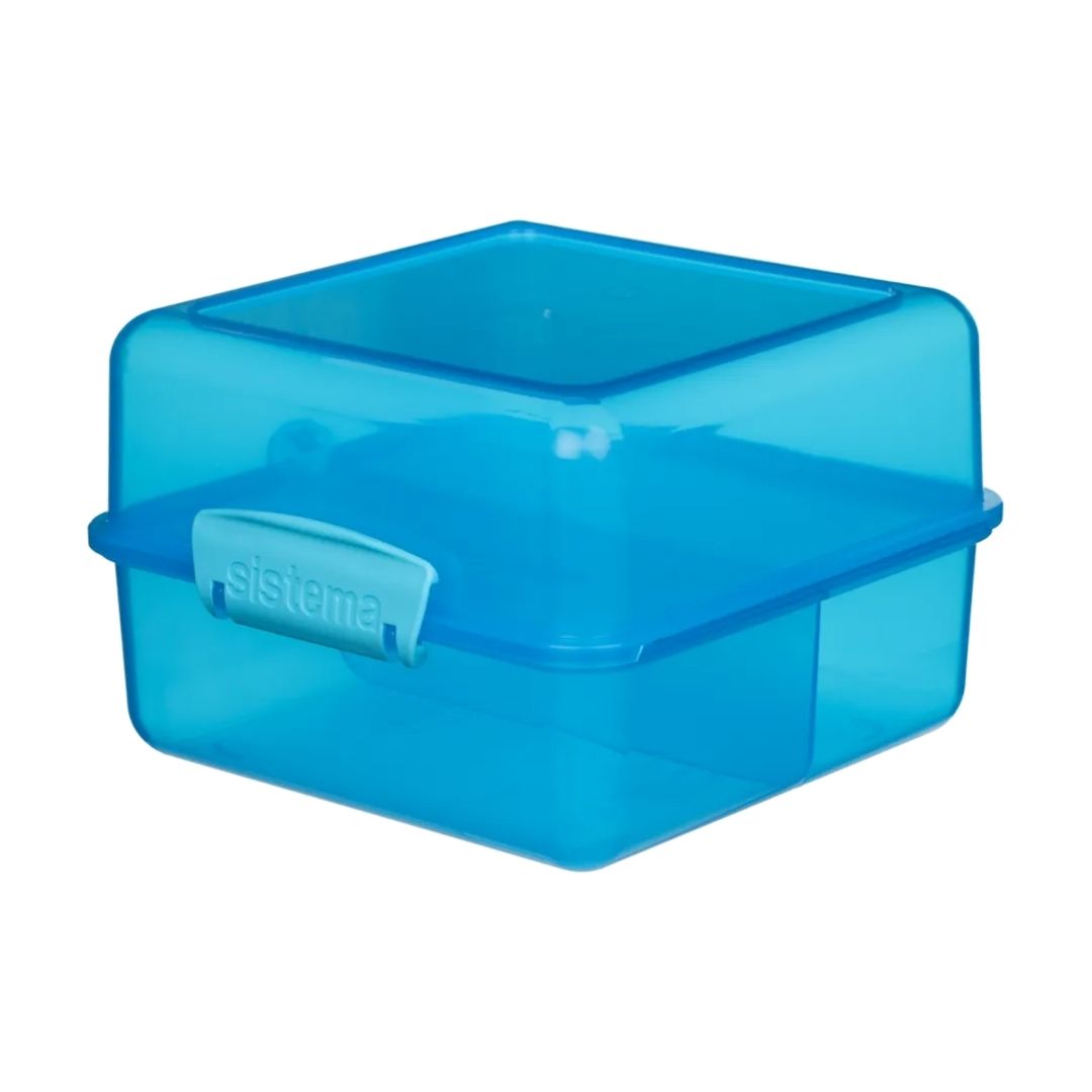 Food Storage | Sistema Coloured Lunch Cubes 1.4L by Weirs of Baggot Street