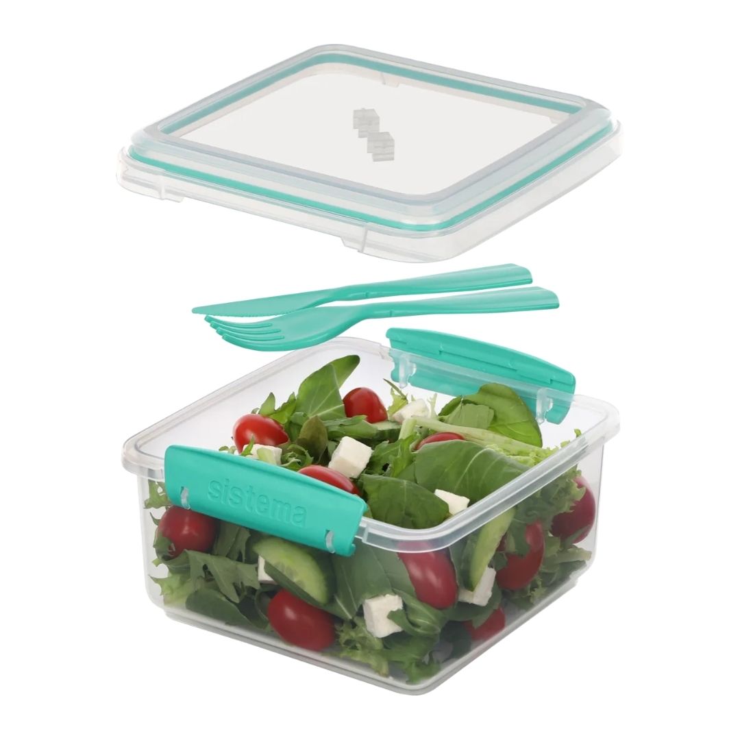 Food Storage | Sistema Lunch Plus to Go with cutlery by Weirs of Baggot Street