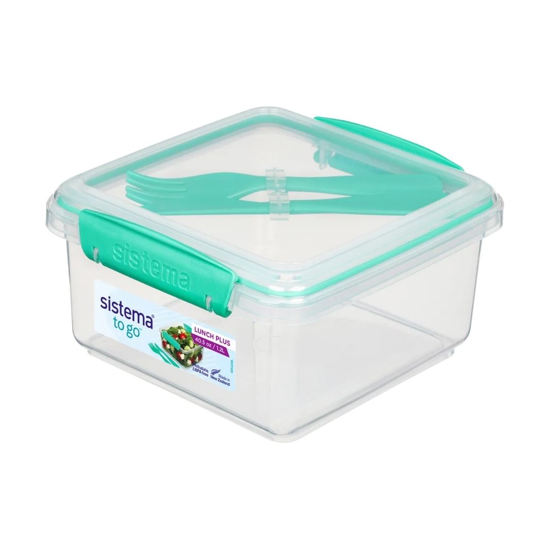 Food Storage | Sistema Lunch Plus to Go with cutlery by Weirs of Baggot Street