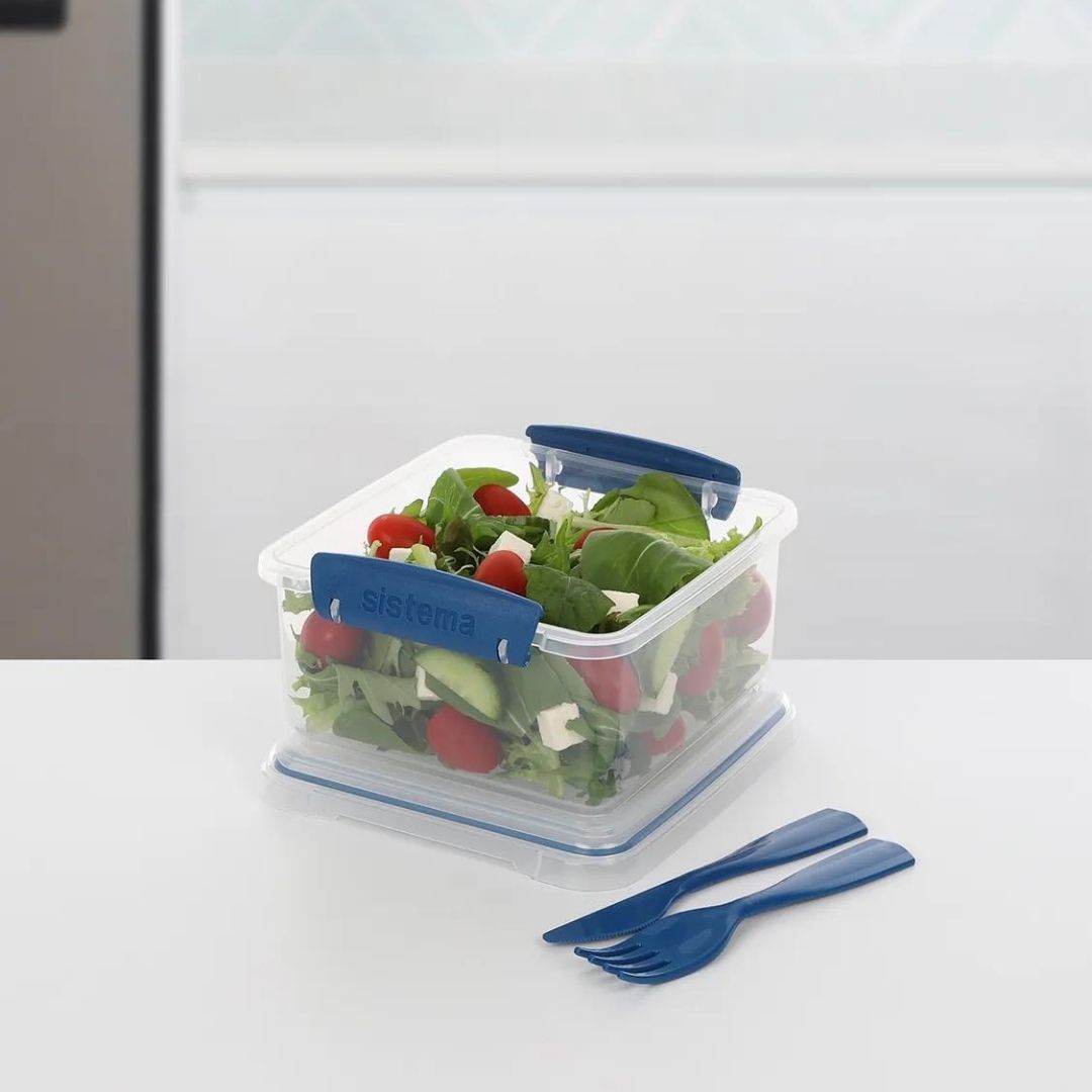 Food Storage | Sistema Lunch Plus to Go with cutlery by Weirs of Baggot Street