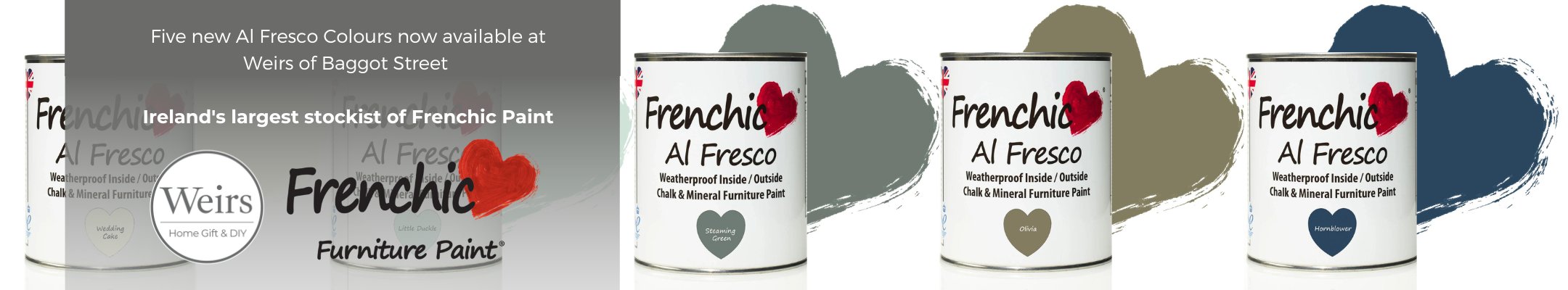 Frenchic Paint by Weirs of Baggot St Home Gift and DIY. Now offering Same Day Dublin Delivery and Nationwide Delivery in Ireland. on all orders. Shop Now