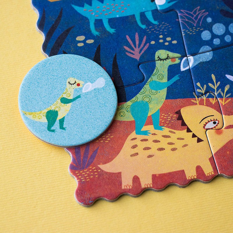 Games Puzzles | Londji Pocket Puzzle My Little Dino by Weirs of Baggot Street
