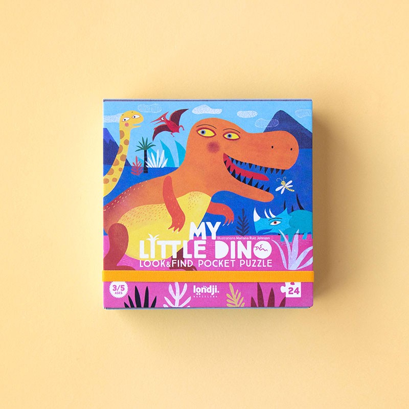 Games Puzzles | Londji Pocket Puzzle My Little Dino by Weirs of Baggot Street