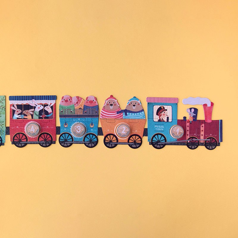 Games Puzzles | Londji Puzzle My little train by Weirs of Baggot Street