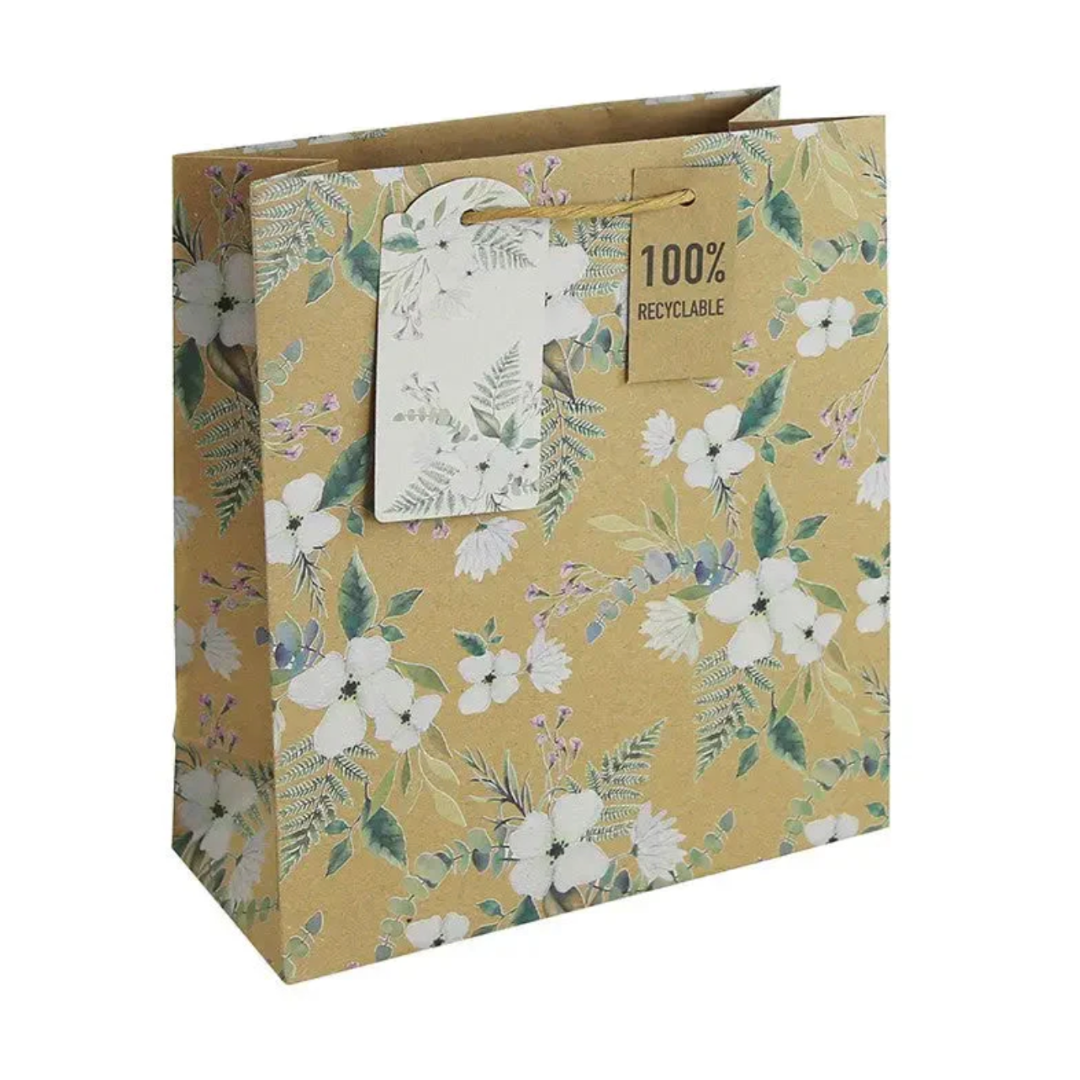 Gift Bag Large - Kraft Wedding Floral Finishing Touches Party Time by Weirs of Baggot Street