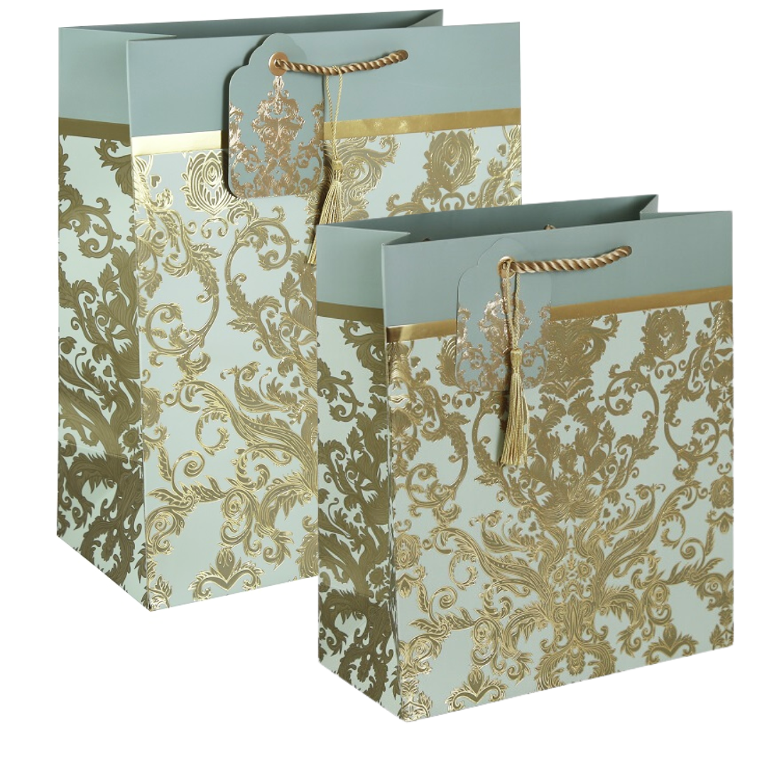 Gift Bag Large - Opulant Damask Finishing Touches Party Time by Weirs of Baggot Street