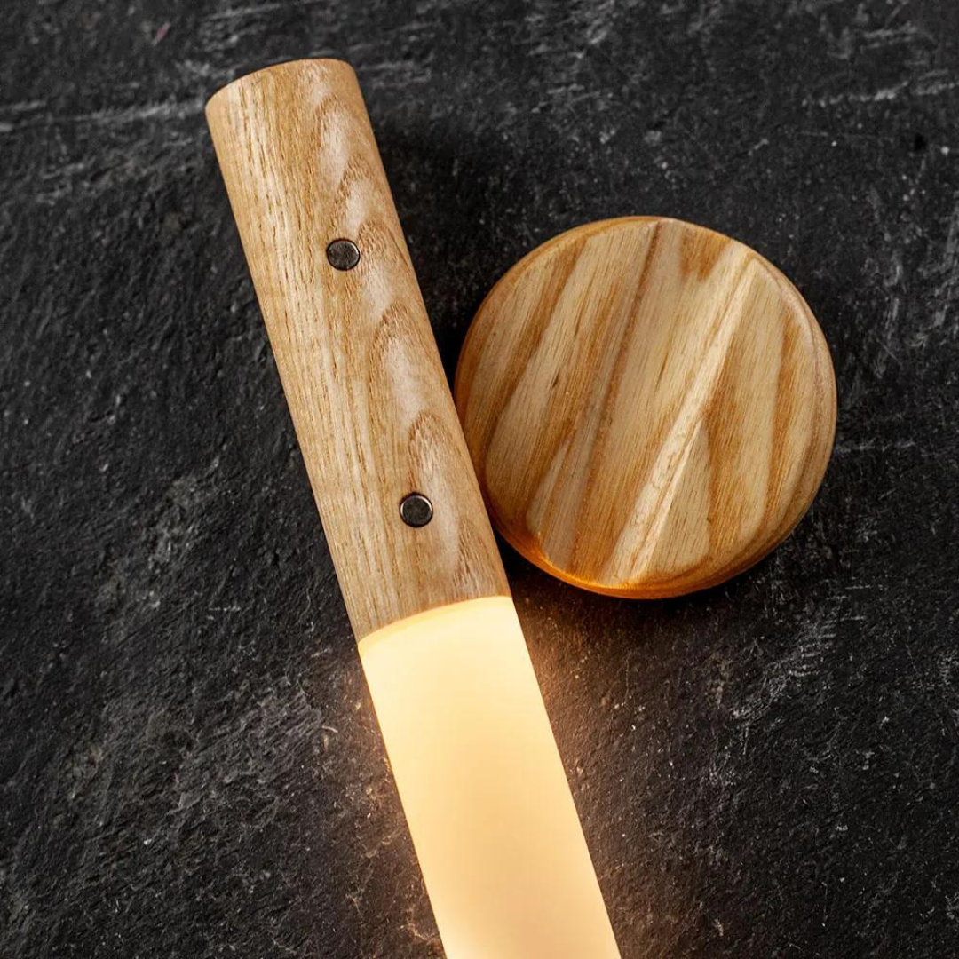 Gingko Design | Smart Baton Light White Ash Wood by Weirs of Baggot Street