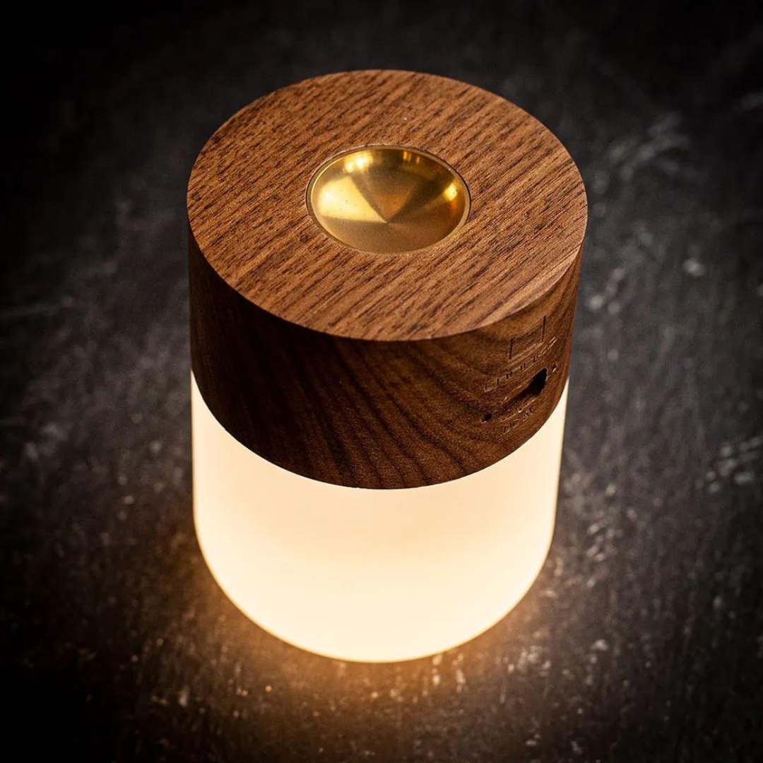Gingko Design | Smart Diffuser Lamp Walnut Wood by Weirs of Baggot Street