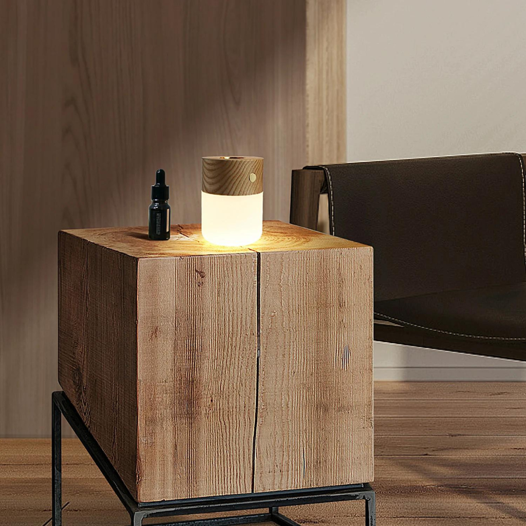 Gingko Design | Smart Diffuser Lamp Walnut Wood by Weirs of Baggot Street