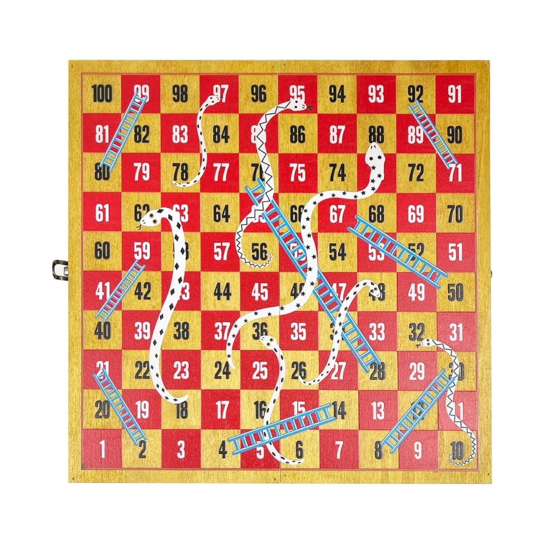 Kids Games | Wooden Snakes and Ladders by Weirs of Baggot Street
