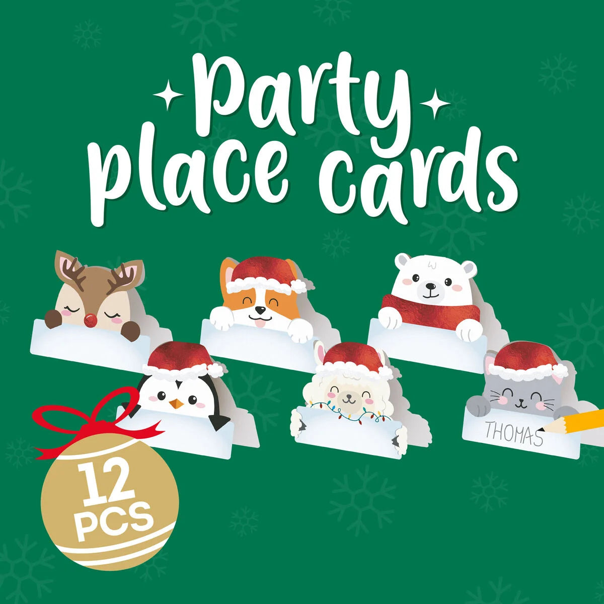 Legami Christmas Party Place Cards by Weirs of Baggot Street