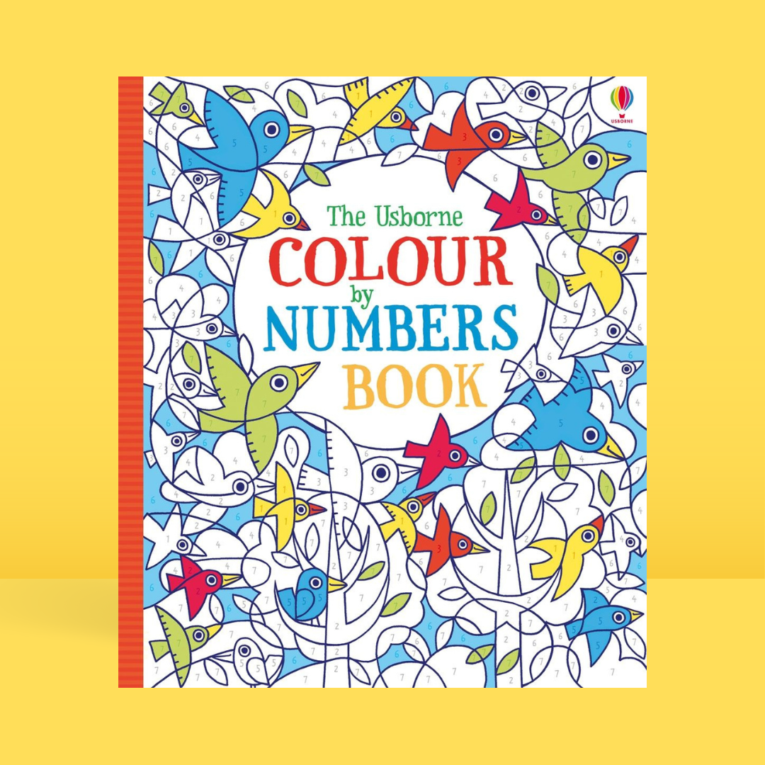 Little Bookworms | Usborne Colour By Numbers by Weirs of Baggot Street